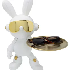 New Deko Figur Cool Bunny Tray 27Cm Deko & Geschenkartikel