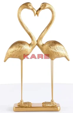 Outlet Deko Figur Flamingo Love Gold 63Cm Deko & Geschenkartikel