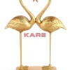 Hot Deko Figur Flamingo Love Gold 39Cm Deko & Geschenkartikel