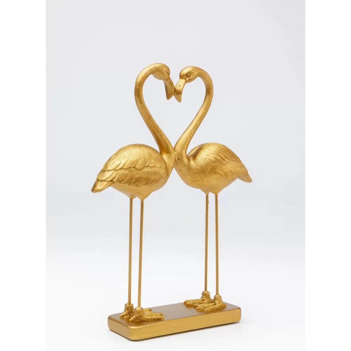 Hot Deko Figur Flamingo Love Gold 39Cm Deko & Geschenkartikel