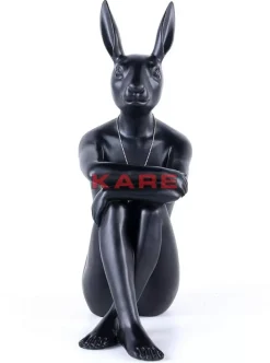 Outlet Deko Figur Gangster Rabbit Schwarz Deko & Geschenkartikel