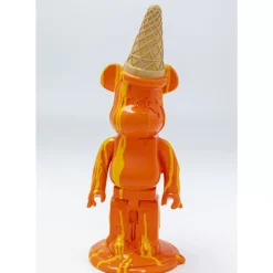 Sale Deko Figur Gelato Bear Orange 40Cm Deko & Geschenkartikel