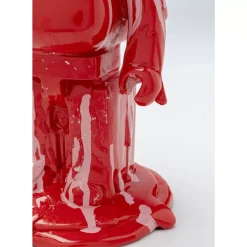 Hot Deko Figur Gelato Bear Rot 40Cm Deko & Geschenkartikel