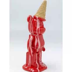 Hot Deko Figur Gelato Bear Rot 40Cm Deko & Geschenkartikel