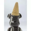 Hot Deko Figur Gelato Bear Schwarz 40Cm Deko & Geschenkartikel