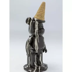 Hot Deko Figur Gelato Bear Schwarz 40Cm Deko & Geschenkartikel