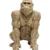 Deko Figur Gorilla Gold 46Cm Deko & Geschenkartikel