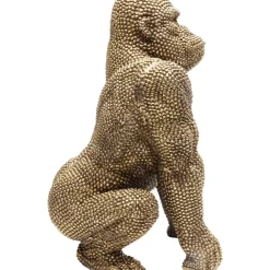 Deko Figur Gorilla Gold 46Cm Deko & Geschenkartikel