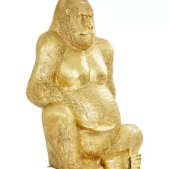 Outlet Deko Figur Gorilla Gold Xl 180 Deko & Geschenkartikel