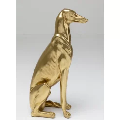 Deko Figur Greyhound Bruno Gold 80Cm Deko & Geschenkartikel