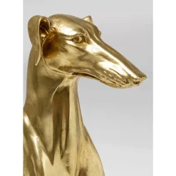 Deko Figur Greyhound Bruno Gold 80Cm Deko & Geschenkartikel