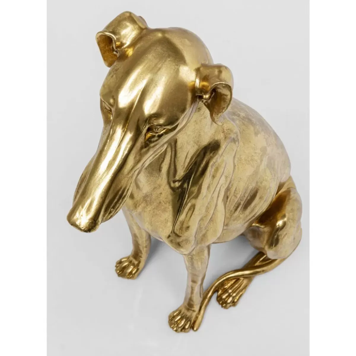 Deko Figur Greyhound Bruno Gold 80Cm Deko & Geschenkartikel