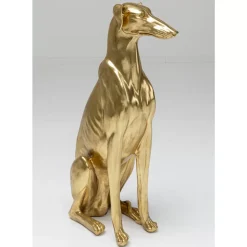 Deko Figur Greyhound Bruno Gold 80Cm Deko & Geschenkartikel