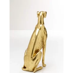 Deko Figur Greyhound Bruno Gold 80Cm Deko & Geschenkartikel