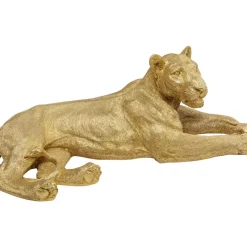 Outlet Deko Figur Lion Gold 80Cm Deko & Geschenkartikel