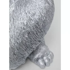 Hot Deko Figur Monkey Gorilla Side Xl Silber Matt Deko & Geschenkartikel