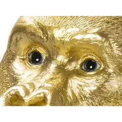 Deko Figur Monkey Gorilla Side Xl Gold Deko & Geschenkartikel