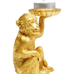 New Deko Figur Monkey Tealight Holder 11Cm Deko & Geschenkartikel