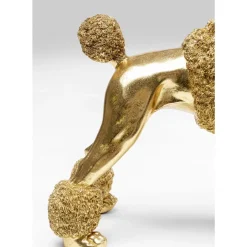 Sale Deko Figur Mrs Poodle Gold 34Cm Deko & Geschenkartikel