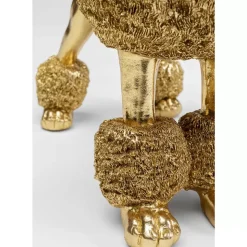 Sale Deko Figur Mrs Poodle Gold 34Cm Deko & Geschenkartikel