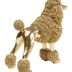 Sale Deko Figur Mrs Poodle Gold 34Cm Deko & Geschenkartikel