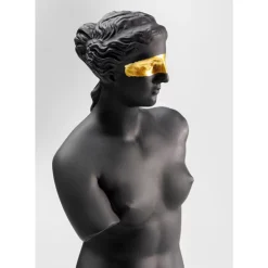Clearance Deko Figur Sculpture Schwarz 48Cm Deko & Geschenkartikel