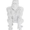 Hot Deko Figur Shiny Gorilla Silber 80Cm Deko & Geschenkartikel