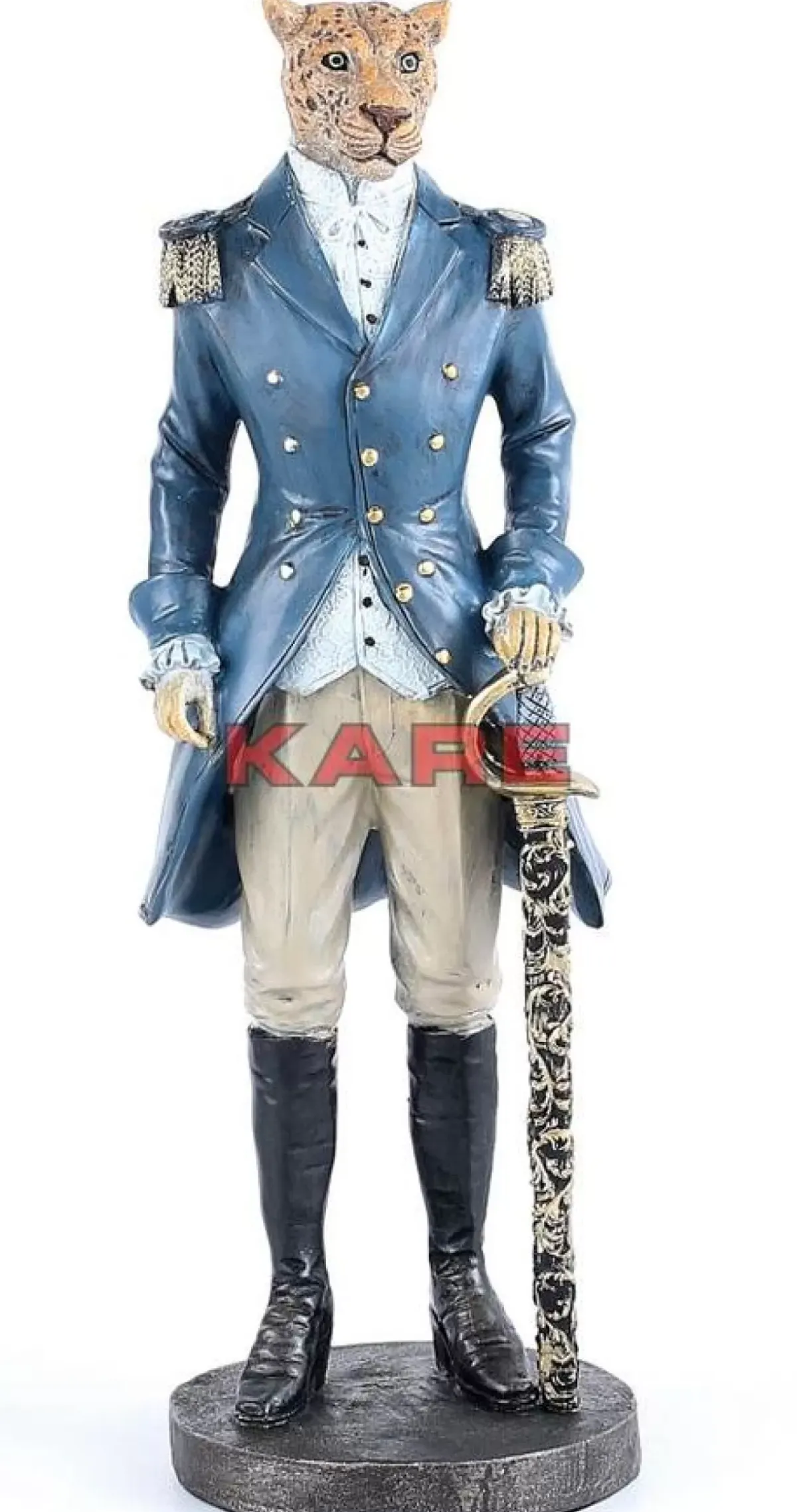 Sale Deko Figur Sir Leopard Standing Deko & Geschenkartikel