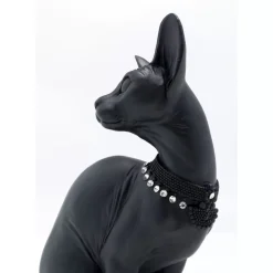 Deko Figur Sitting Cat Audrey Schwarz 27Cm Deko & Geschenkartikel