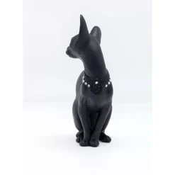 Deko Figur Sitting Cat Audrey Schwarz 27Cm Deko & Geschenkartikel