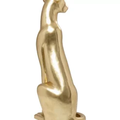 Sale Deko Figur Sitting Leopard Gold 150Cm Deko & Geschenkartikel