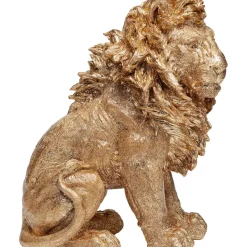 Deko Figur Sitting Lion Gold 42Cm Deko & Geschenkartikel