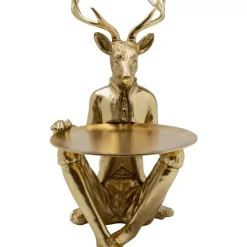 Best Deko Figur Sitting Waiter Deer 33Cm Deko & Geschenkartikel