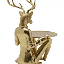 Best Deko Figur Sitting Waiter Deer 33Cm Deko & Geschenkartikel
