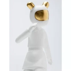 Clearance Deko Figur Skating Astronaut Weis 33Cm Deko & Geschenkartikel