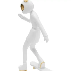 Clearance Deko Figur Skating Astronaut Weis 33Cm Deko & Geschenkartikel