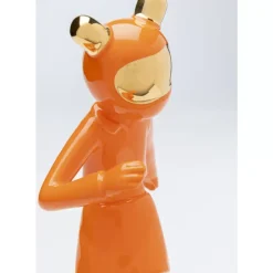 Sale Deko Figur Skating Astronaut Orange 33Cm Deko & Geschenkartikel