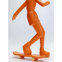 Sale Deko Figur Skating Astronaut Orange 33Cm Deko & Geschenkartikel