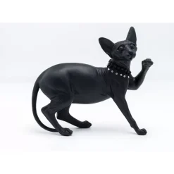 Best Deko Figur Standing Cat Audrey Schwarz 29Cm Deko & Geschenkartikel