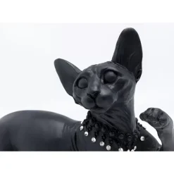 Best Deko Figur Standing Cat Audrey Schwarz 29Cm Deko & Geschenkartikel