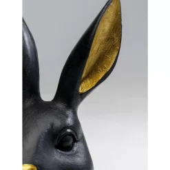 Hot Deko Figur Sweet Rabbit Schwarz 23Cm Deko & Geschenkartikel