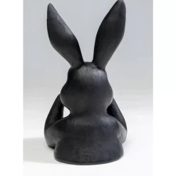 Hot Deko Figur Sweet Rabbit Schwarz 23Cm Deko & Geschenkartikel