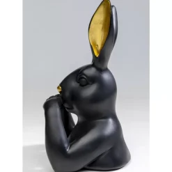 Best Deko Figur Sweet Rabbit Schwarz 31Cm Deko & Geschenkartikel