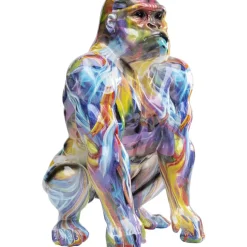 Outlet Deko Figur Watching Gorilla Bunt Deko & Geschenkartikel