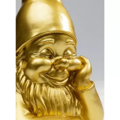 New Deko Figur Zwerg Gold 21Cm Deko & Geschenkartikel