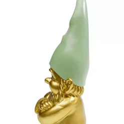 Best Deko Figur Zwerg Gold Grun 21Cm Deko & Geschenkartikel