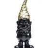 Clearance Deko Figur Zwerg Standing Schwarz Gold 61Cm Deko & Geschenkartikel