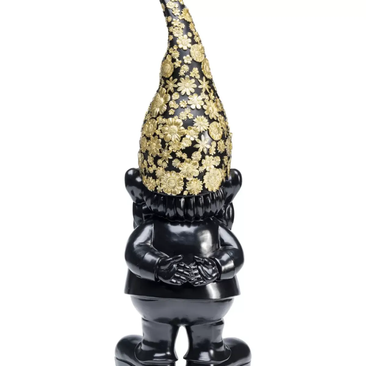 Clearance Deko Figur Zwerg Standing Schwarz Gold 61Cm Deko & Geschenkartikel