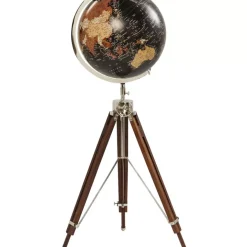 Deko Globus Earth Schwarz Deko & Geschenkartikel