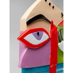 Sale Deko Objekt Abstract Face Multicolour 52Cm Deko & Geschenkartikel
